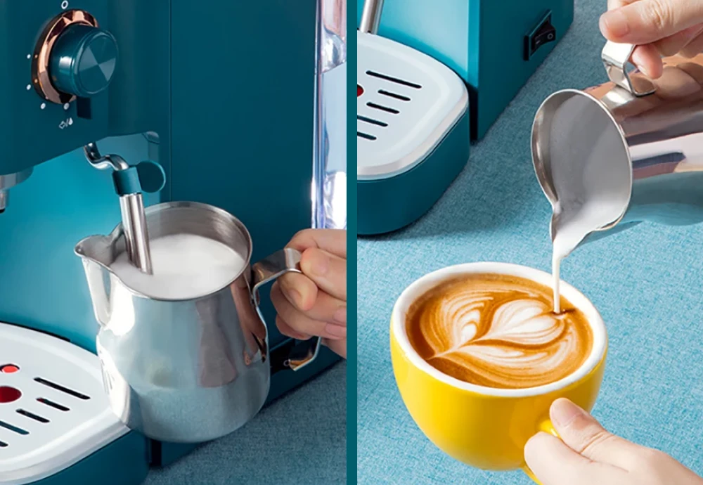 espresso coffee machine with milk frother