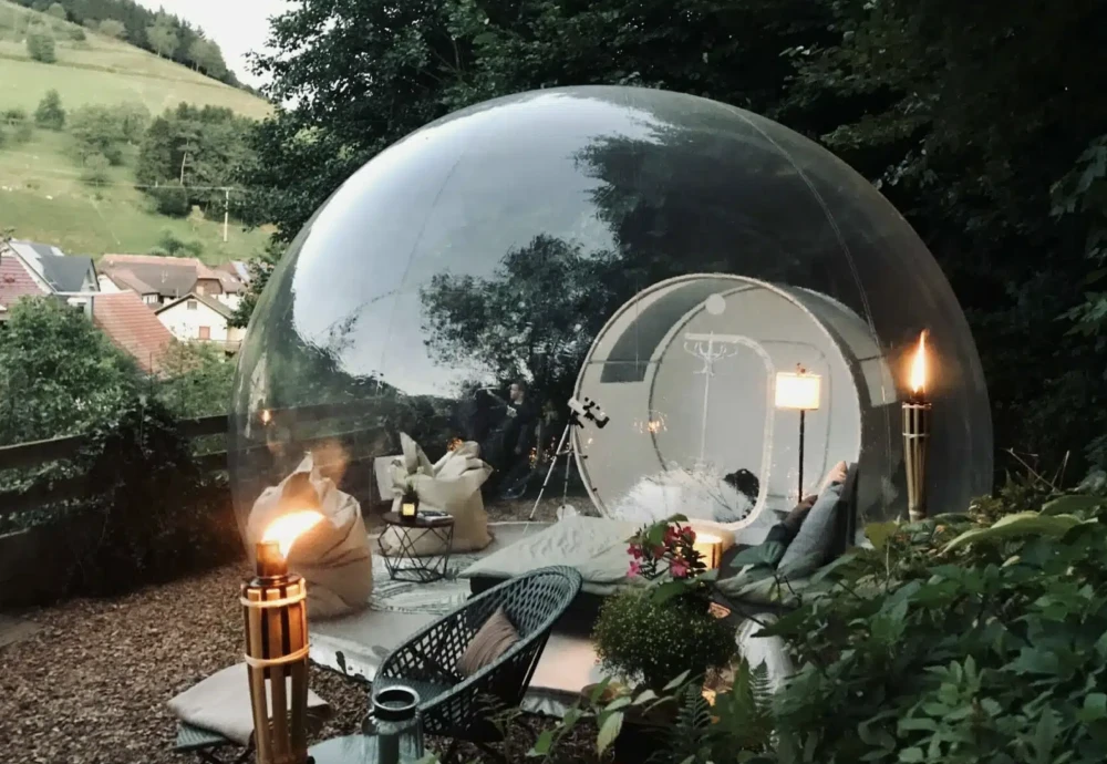 night sky bubble tent