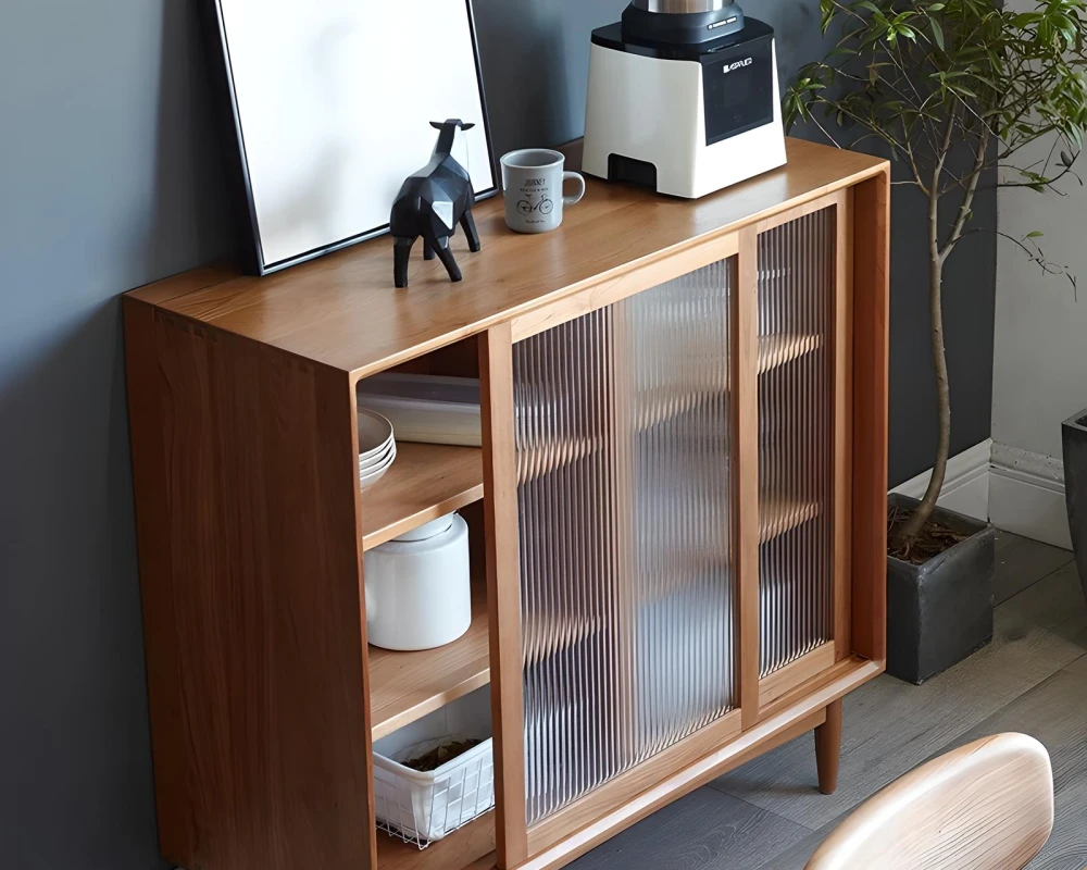 sideboard cabinet with glass doors